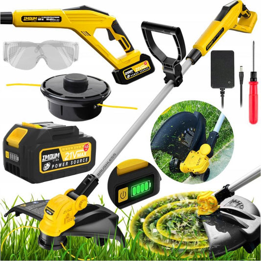 Batteridrevet kanttrimmer IMOUM 700W 4Ah 21V 1 sæt