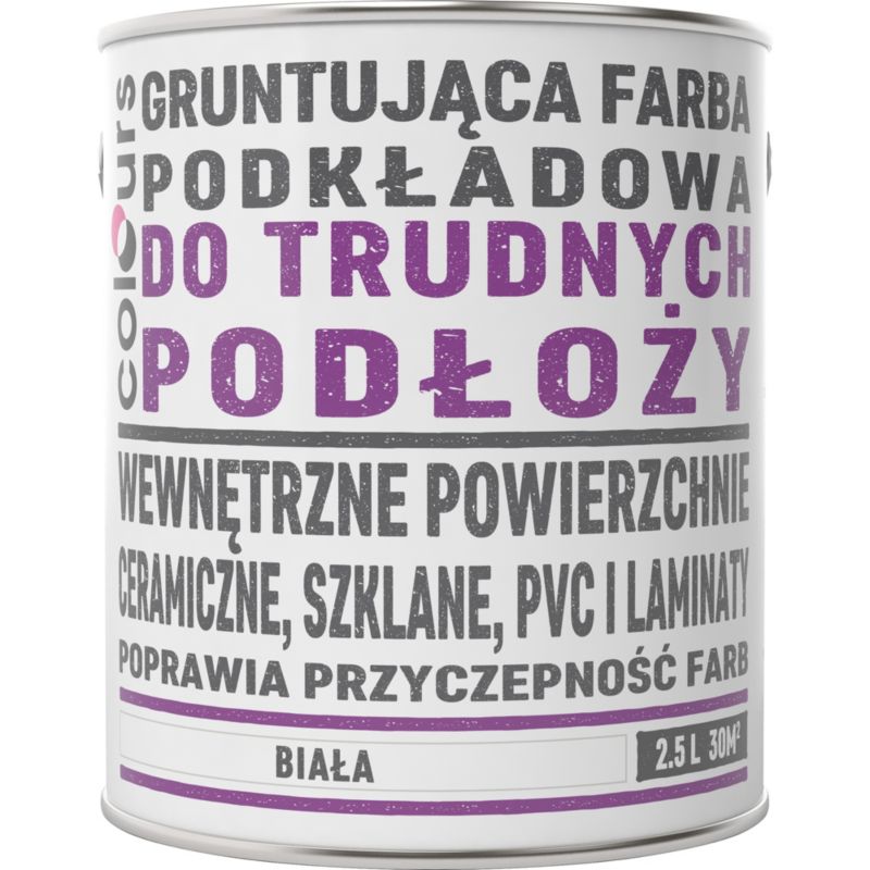 Colours Grundmaling til Vanskelige Overflader 2,5 l