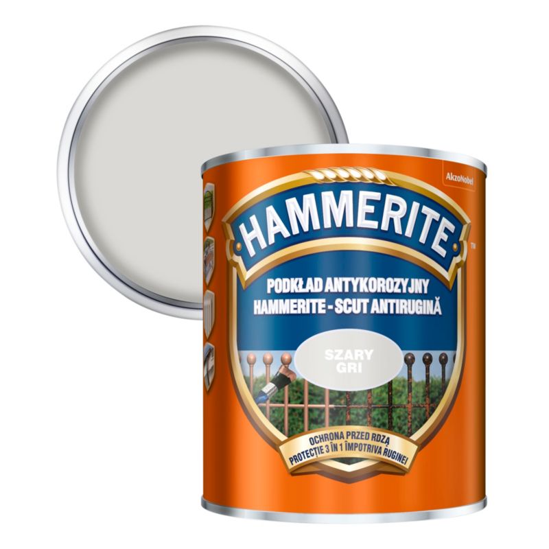 Hammerite antikorrosionsgrunder grå 0,75 l