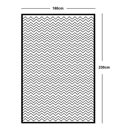 GoodHome skridsikker underlag til tæppe 160 x 230 cm hvid