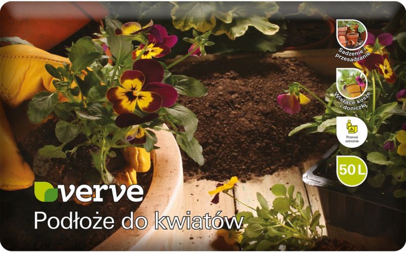 Verve blomsterjord 50 l