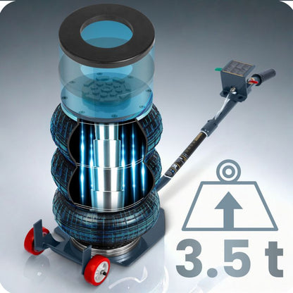 Humberg pneumatiske biljekk 3,5 t – 1 stk.