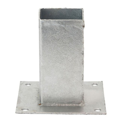 Støtte med skruer 70 x 70 mm galvaniseret