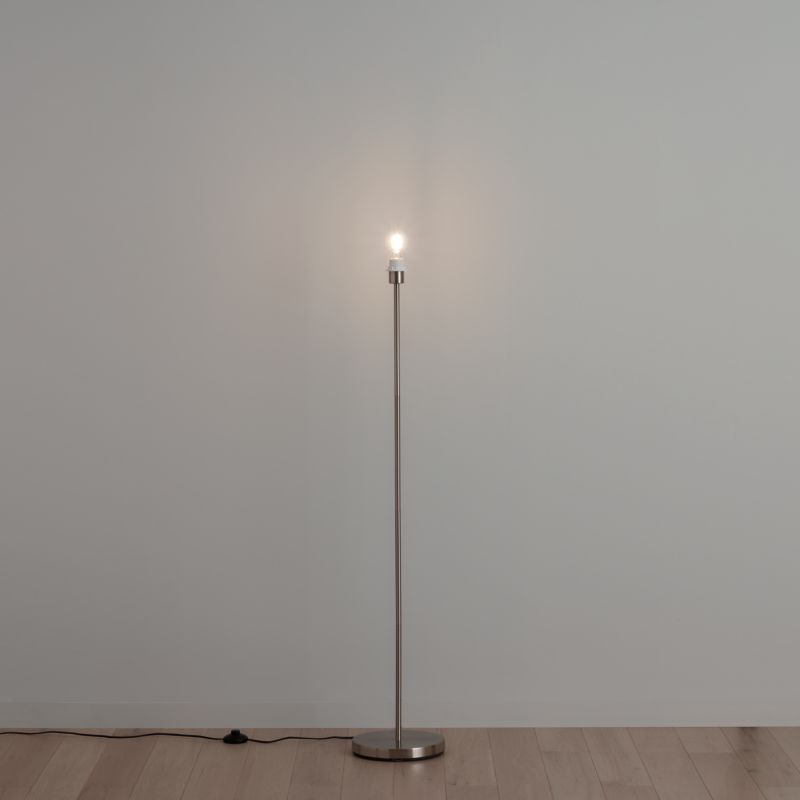 GoodHome Giuterne gulvlampefod E27 krom