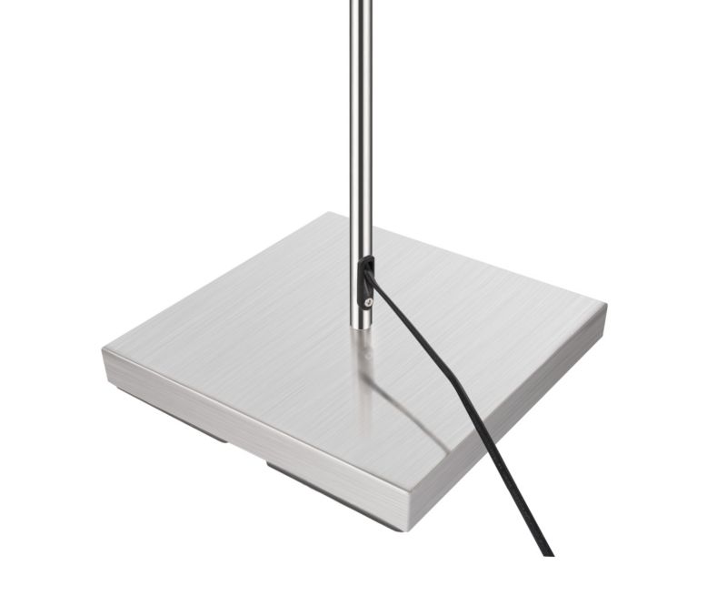 GoodHome Jabisen gulvlampefod E27 krom