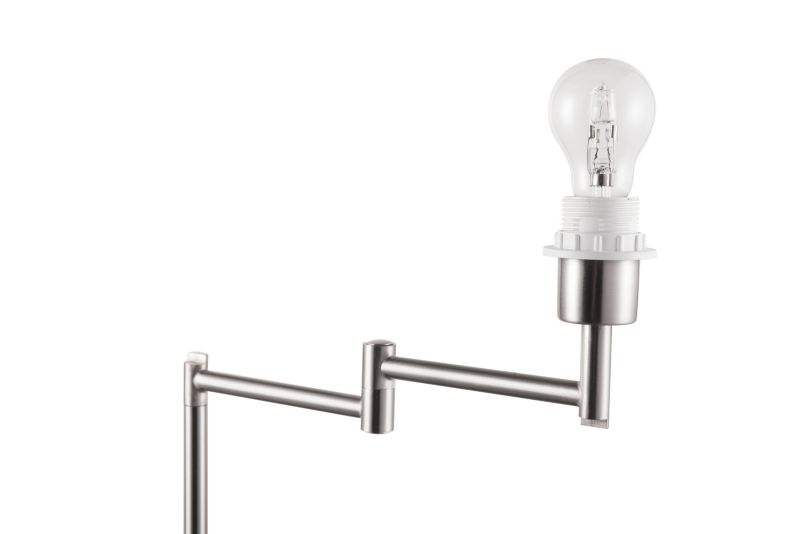 GoodHome Jabisen gulvlampefod E27 krom