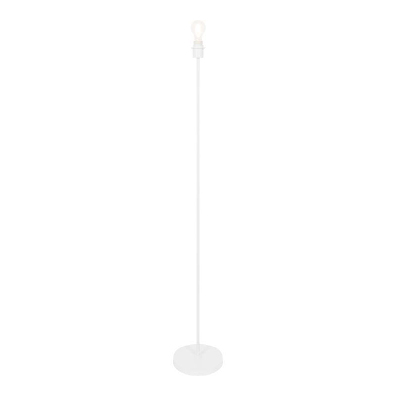 GoodHome Willet gulvlampefod 1 x E27 hvid
