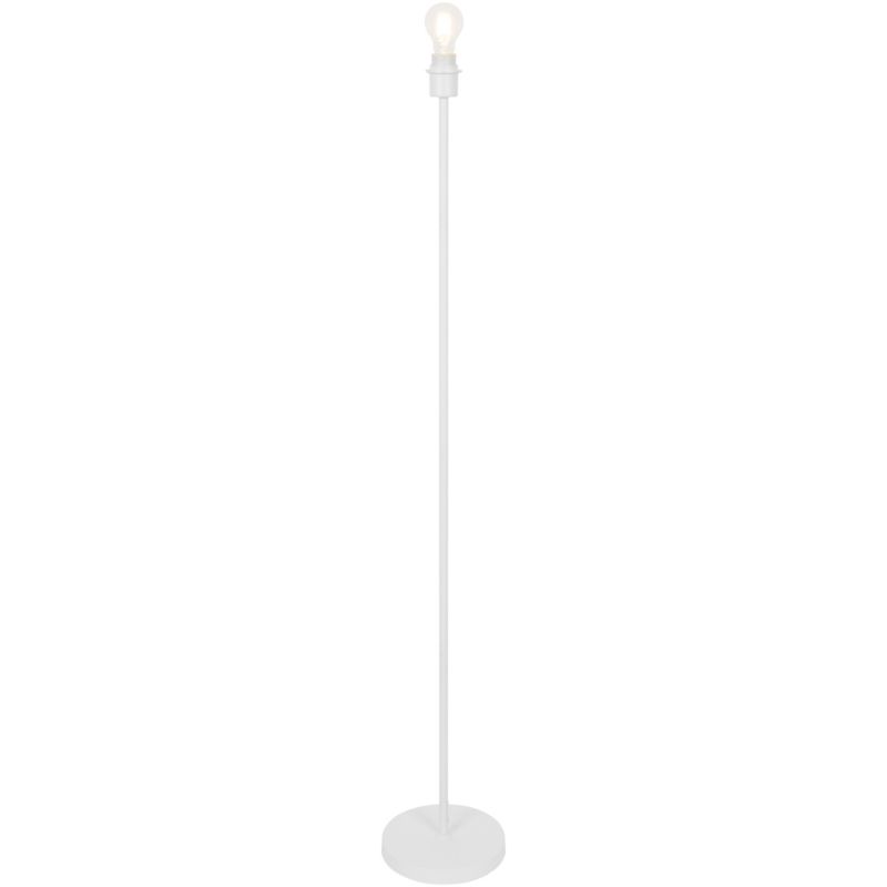 GoodHome Willet gulvlampefod 1 x E27 hvid