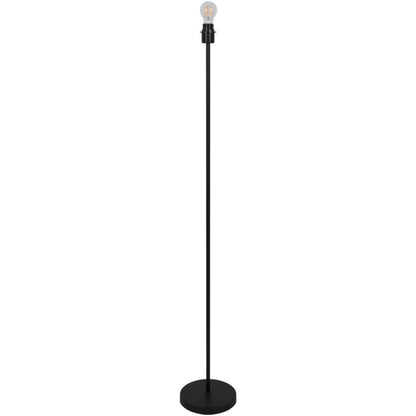 Gulvlampebase Willet 1xE27 Sort 140 cm
