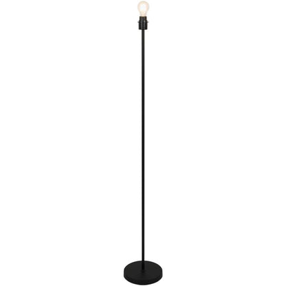 Gulvlampebase Willet 1xE27 Sort 140 cm