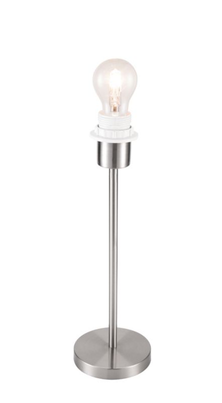 GoodHome Giuterne bordlampefod E27 krom