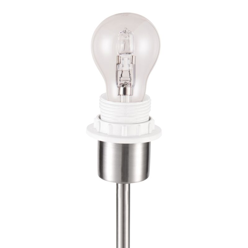 GoodHome Giuterne bordlampefod E27 krom