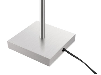 Justerbar bordlampefod GoodHome Jabisen E27 krom