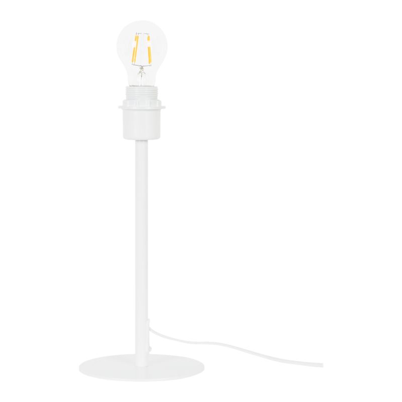 GoodHome Willet bordlampefod 1 x E27 hvid