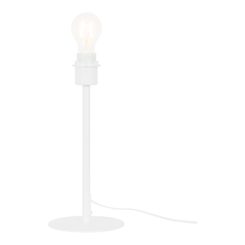 GoodHome Willet bordlampefod 1 x E27 hvid