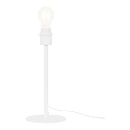 GoodHome Willet bordlampefod 1 x E27 hvid