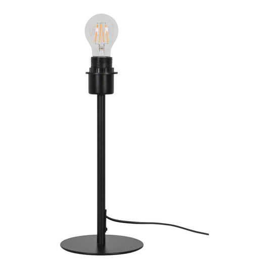 GoodHome Willet bordlampefod 1 x E27 sort