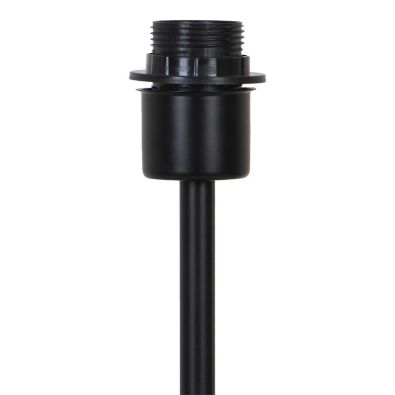GoodHome Willet bordlampefod 1 x E27 sort