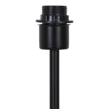 GoodHome Willet bordlampefod 1 x E27 sort
