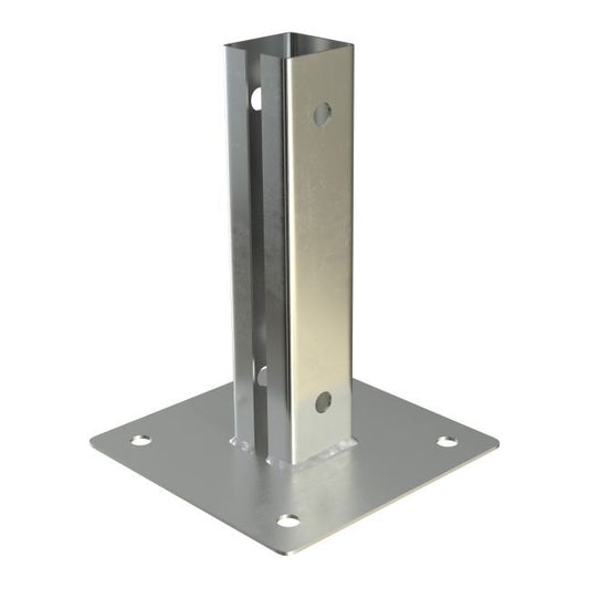Polargos stolpefod 5 x 5 x 20 cm galvaniseret