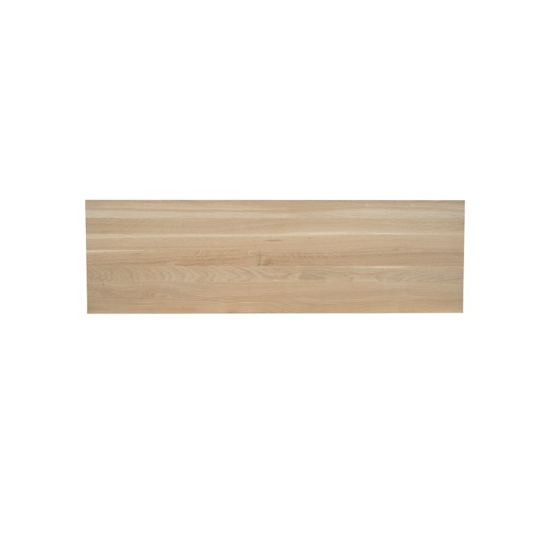 Stødtrin Eg Massiv Ubehandlet 100x20x1,8 cm