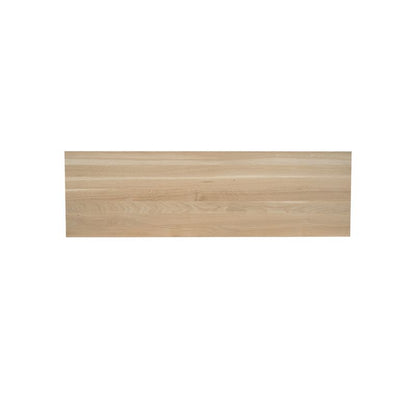 Stødtrin Eg Massiv Ubehandlet 100x20x1,8 cm