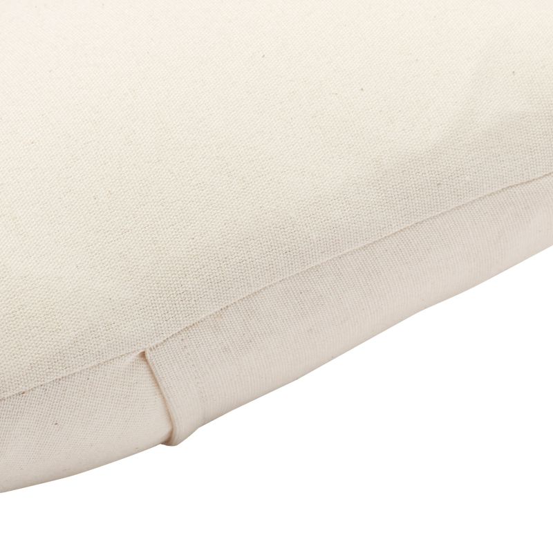 Dekorativ pude 35 x 35 cm i cremefarve