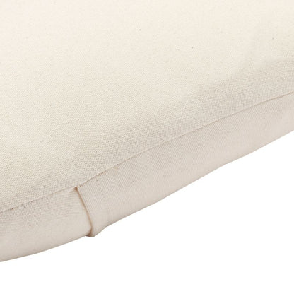 Dekorativ pude 35 x 35 cm i cremefarve