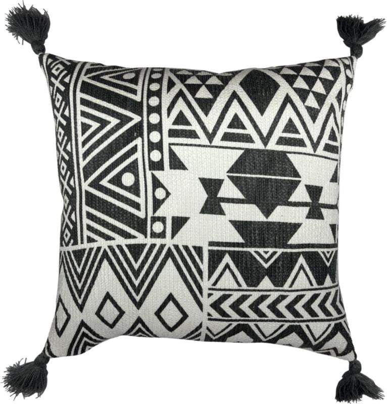 Bomuldspude 45 x 45 cm bryllup hvid-grå