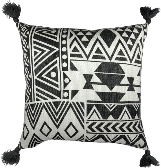 Bomuldspude 45 x 45 cm bryllup hvid-grå