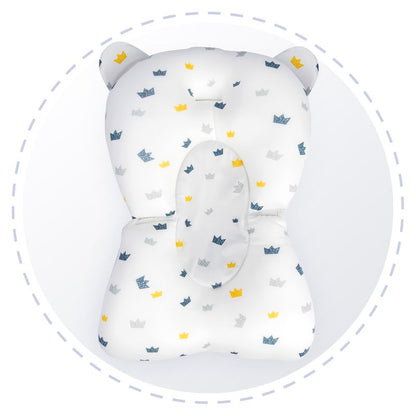 Badeindlæg til Baby 42x52 cm Hvid-Blå Hurtigtørrende 1 stk.