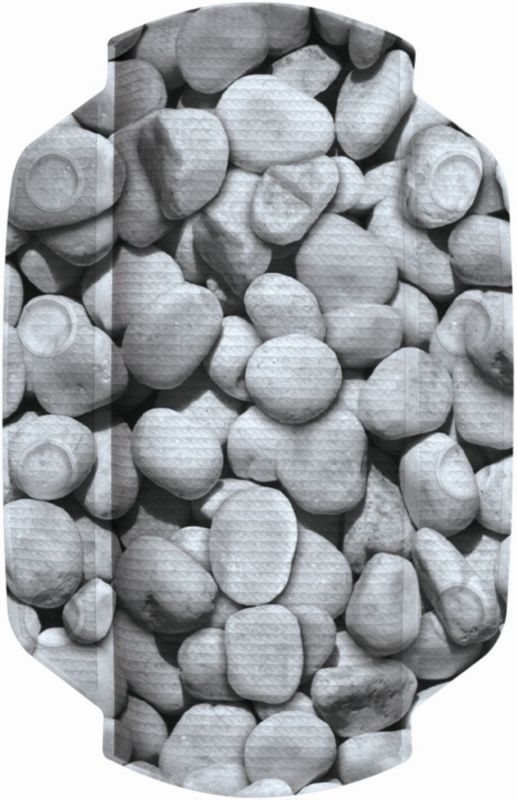 Badekarpude Stepstone Skridsikker Grå 32x22 cm 1 stk.