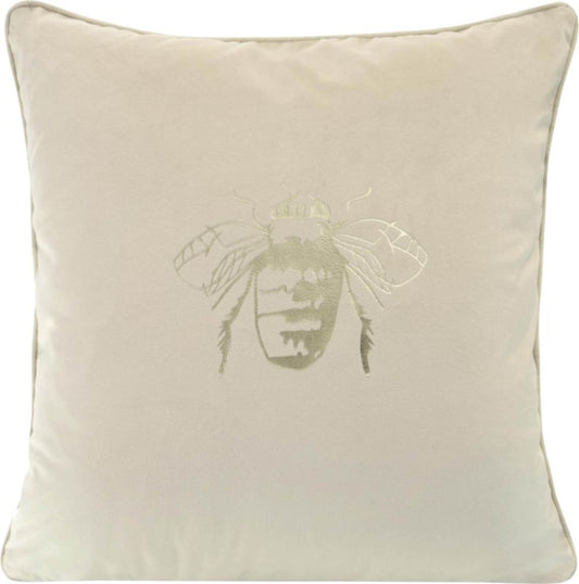 Eurofirany Blink pude 45 x 45 cm krem‑/guldfarvet