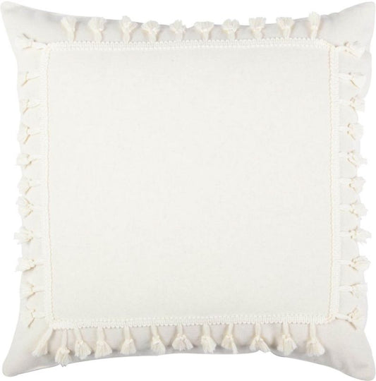 Eurofirany Boho 2 pude med pomponer 45 x 45 cm naturlig