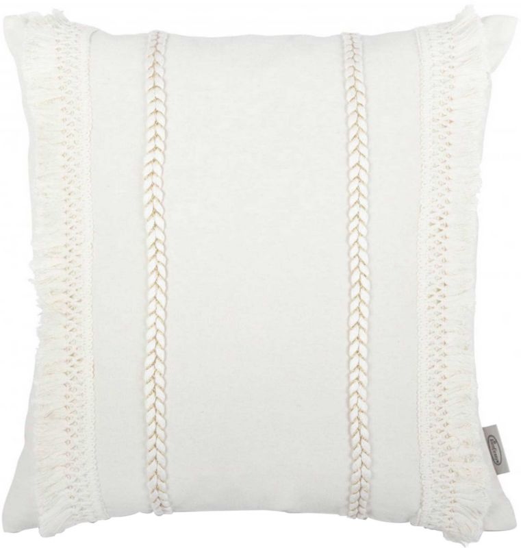Eurofirany Boho pude 45 x 45 cm naturlig