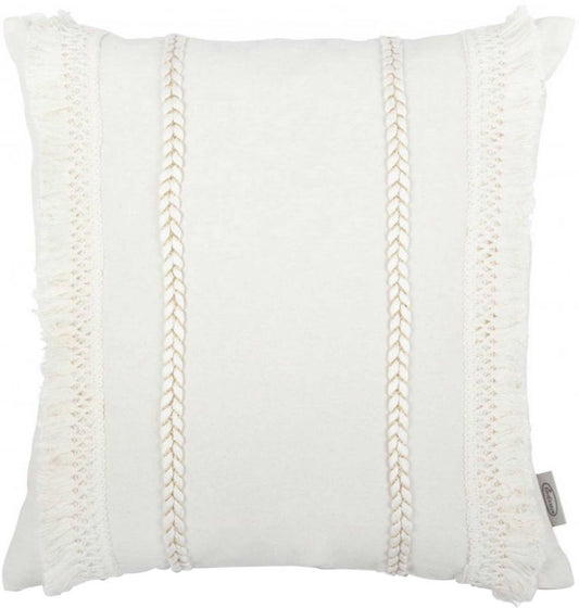 Eurofirany Boho pude 45 x 45 cm naturlig