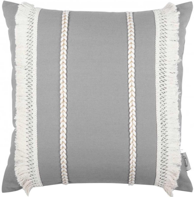 Eurofirany Boho pude i 45 x 45 cm i grå