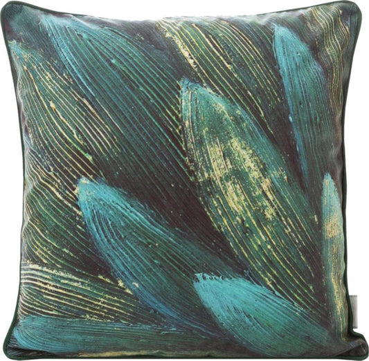 Eurofirany Mink pude 45 x 45 cm i mørk mint