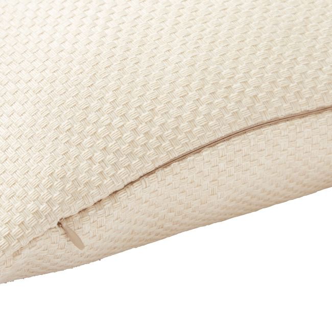 GoodHome Kosti dekorationspude 45 x 45 cm ecru