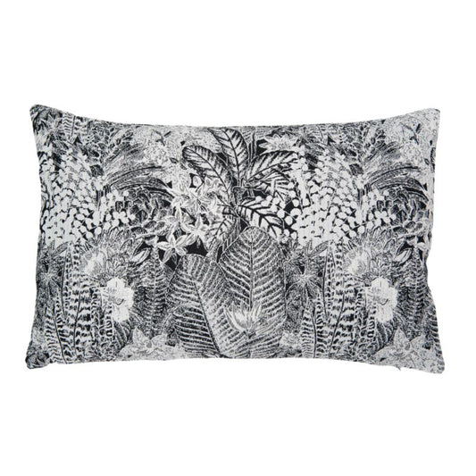 GoodHome Mokau dekorationspude 40 x 60 cm sort