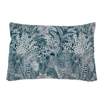 GoodHome Mokau dekorationspude 40 x 60 cm blå