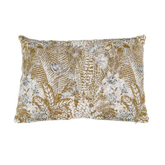 GoodHome Mokau dekorationspude 40 x 60 cm gul