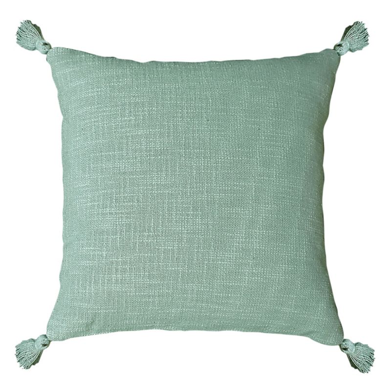 GoodHome Twain pyntepude 45 x 45 cm lys grøn