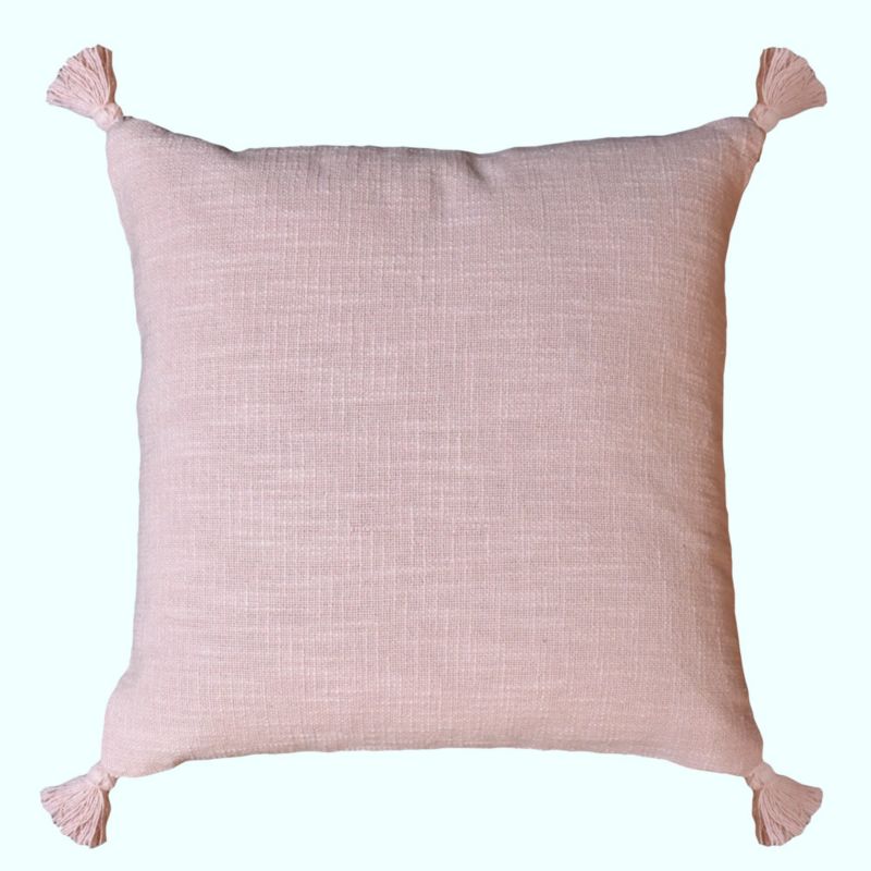 GoodHome Twain pyntepude 45 x 45 cm lyserød