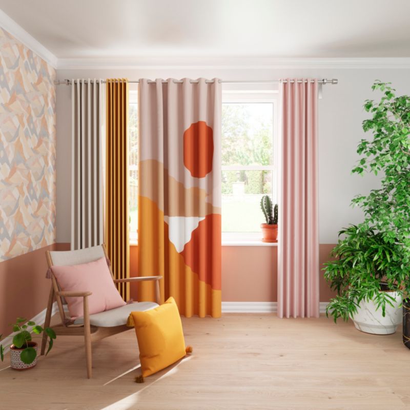 GoodHome Twain pyntepude 45 x 45 cm lyserød