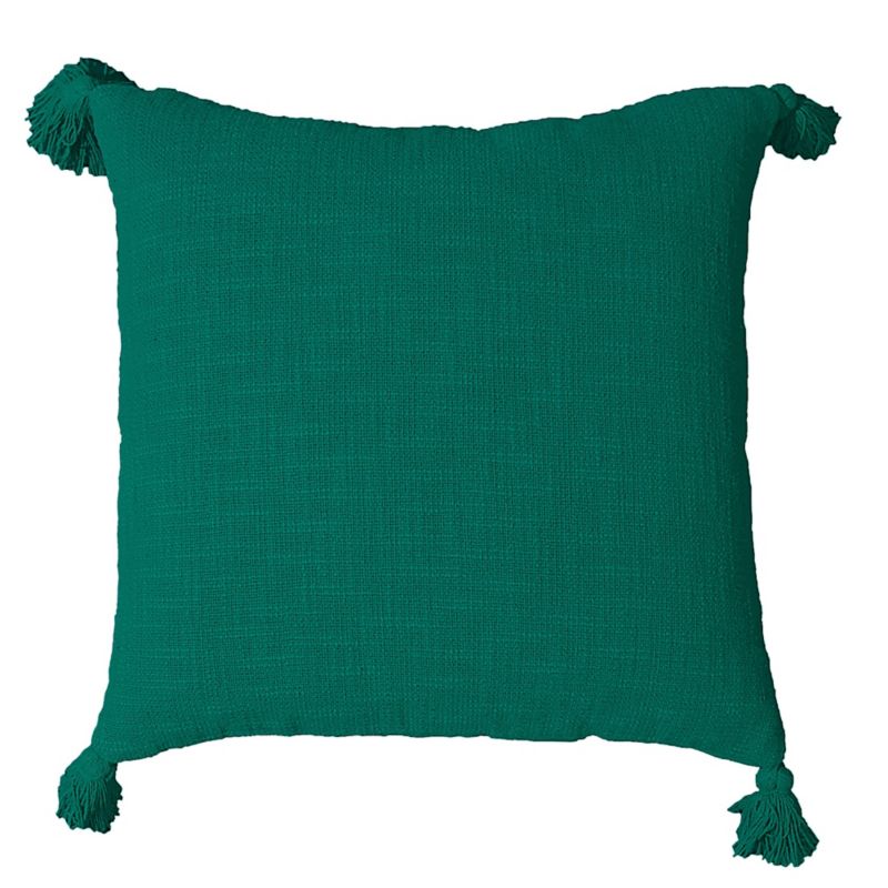 GoodHome Twain dekorationspude 45 x 45 cm i grøn