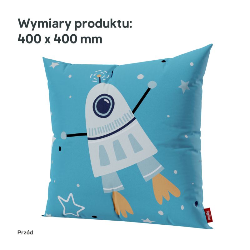 Firkantet pude Stegu 40 x 40 cm UFO - 1 stk.