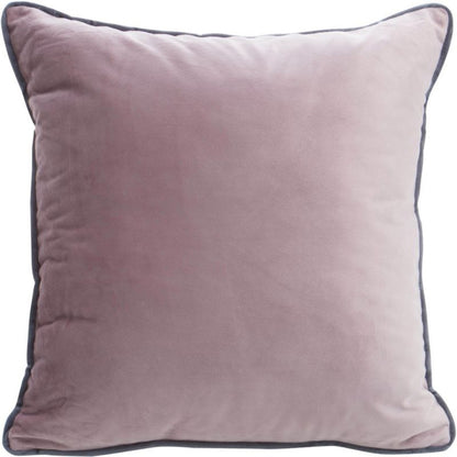 Dekorativ pude Mel 40 x 40 cm grafit / pudderrosa
