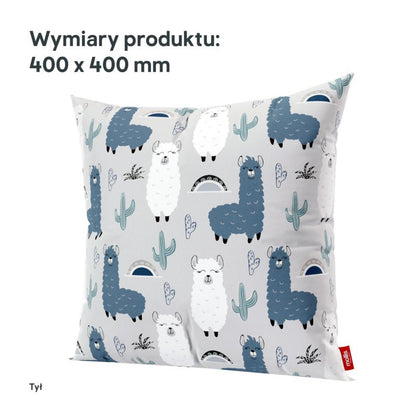 Stegu pude 40 x 40 cm kvadratisk alpaka - 1 stk.