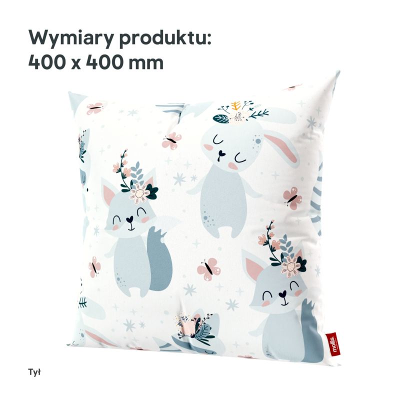Stegu pude 40 x 40 cm Vaskebjørne - 1 stk.